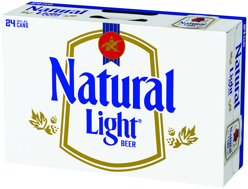 Natural Light beer case